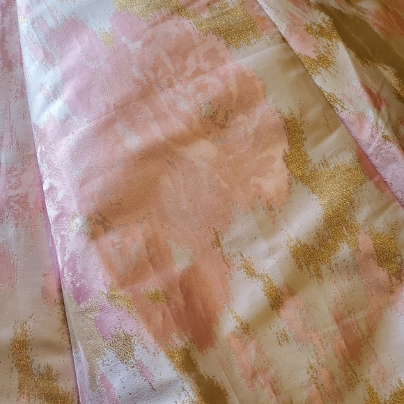 NWT Jovani Two Piece Pink Metallic Mermaid Prom Gown Size 2 - Picture 12 of 16